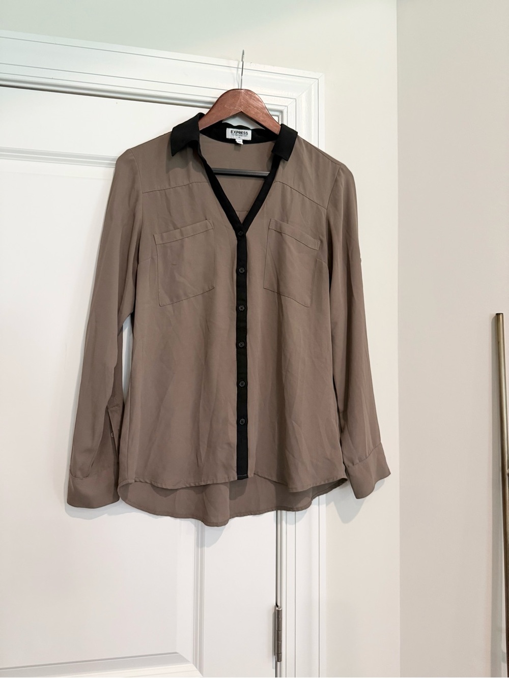 Express Portofino Shirt with Black Trim